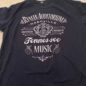 Ryman Auditorium Black T Shirt